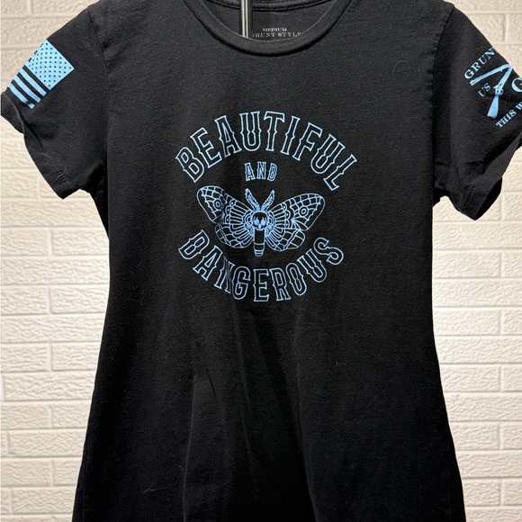 Grunt Style Black and Blue Short Sleeve Tees - Picture 1 of 3